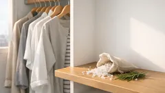 Hrubá sůl a rozmarýn: jednoduchý trik proti zatuchlé skříni i v bytě