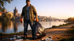 Jeden pytel odpadu denně: výzva, která mění ulice i hlavu