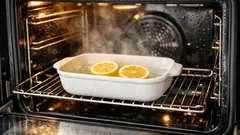 Půlka citronu v troubě: jednoduchý trik, který vyžene zápach a změkčí mastnotu
