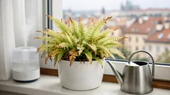 Proč kapradině hnědnou špičky a jak ji rychle zachránit doma