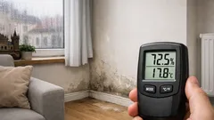 Vlhkost v domě: jak ji změřit, odkud se bere a co opravdu funguje