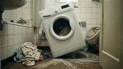 Pračka skáče během odstřeďování: příčiny problému a jak jej vyřešit