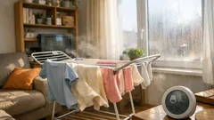 Jak sušit prádlo v bytě v zimě a nemít doma vlhko ani zatuchlý vzduch